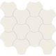 tubądzin cielo e terra bianco up down 1 mat mozaika 29.8x34.3x1 