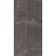 tubądzin grand cave graphite stopnica rektyfikowana 29.6x59.8 