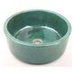 dekornia umywalka artystyczna ceramiczna. nablatowa um5n duża kolor: zielony 