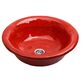 dekornia umywalka artystyczna ceramiczna um10j kolor: czerwony 