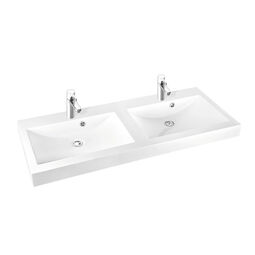 Marmorin, MOIRA, MARMORIN MOIRA BIS 120 D UMYWALKA DUET MEBLOWA / WPUSZCZANA W BLAT 120X50X14.2 