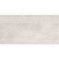 cersanit velvet concrete white matt stopnica 29.8x59.8 