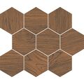 cersanit finwood ochra hexagon mosaic 28x33.7 