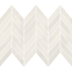 cersanit markuria white chevron matt mosaic 29.8x25.5 