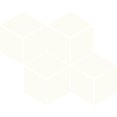 paradyż bianco romb hexagon uniwersalna mozaika gres 20.4x23.8 