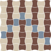 paradyż modernizm bianco b mix k.3.6x4.4 mozaika 30.86x30.86 