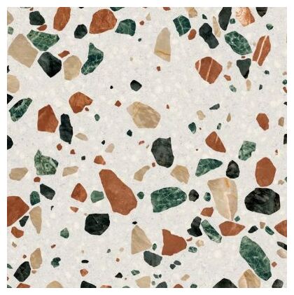abk ceramiche play drops multiwhite gres 20x20 - zdjęcie główne
