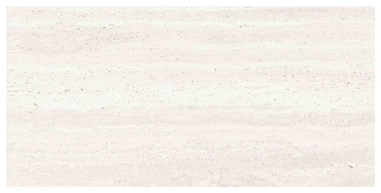 ABK Ceramiche Sensi Roma White gres rektyfikowany 59.6x119.4 - matowy gres imitujący trawertyn do salonu