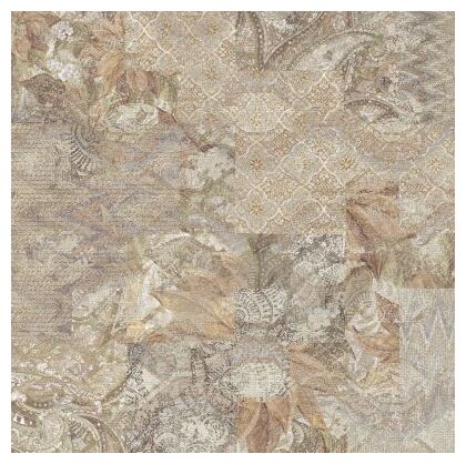 Wielkoformatowa satynowa płytka Mikonos gres 60,8x60,8 z geometryczno-roślinnym wzorem - zdjęcie nr: 6