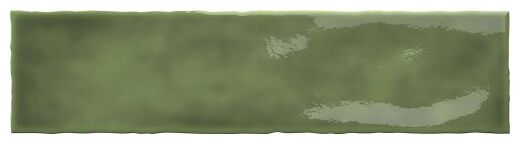 absolut keramika leonardo green glossy płytka ścienna 7.5x30 - zdjęcie główne