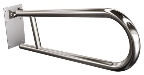 andex bez barier uchwyt półokrągły uchylny z płytą stal nierdzewna inox (820/cc) 