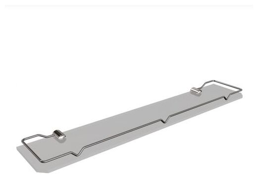 andex classic półka szklana 50 cm z ramką chrom (050/50/cc) - zdjęcie główne