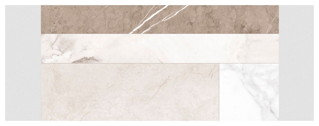 Ibiza Marble Natural gres patchworkowy w odcieniach kremu i brązu z matowym wykończeniem - zdjďż˝cie nr: 3