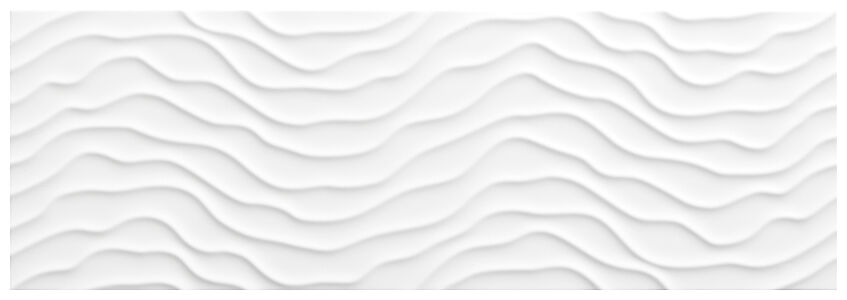 aparici solid white sysmic płytka ścienna 25.1x75.6 - zdjęcie główne