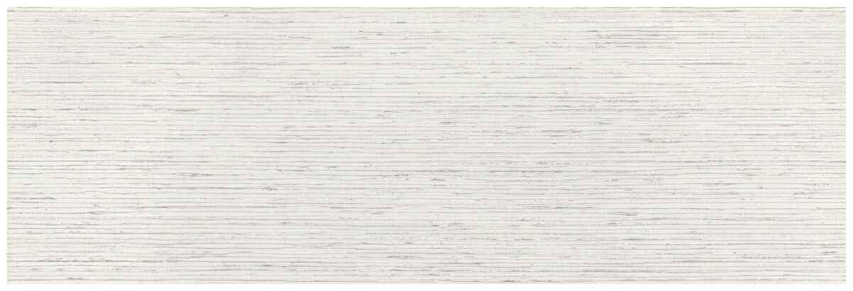 Błyszcząca płytka ścienna Elara Grey z szarą ryflowaną powierzchnią o wymiarach 25,2x75,9 cm