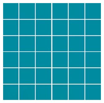 aparici neutral blue 5x5 mozaika 29.75x29.75 - zdjęcie główne