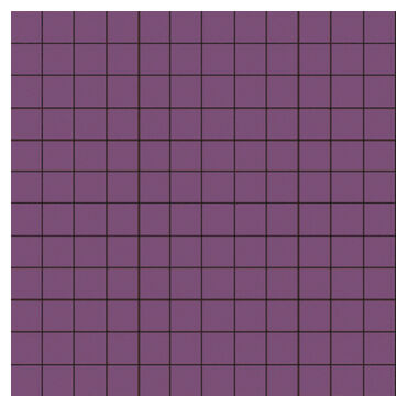 Fioletowa mozaika Nordic Purple 2,5x2,5 w stylu vintage z błyszczącą powierzchnią