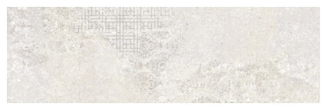 Matowa płytka Bohemian Sand 29,75x99,55 z jasnobeżowym wzorem i geometrycznymi liniami