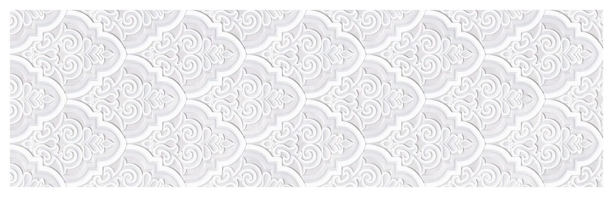 Aparici ONA White płytka ścienna 29.75x99.55 - glazura hiszpańska w stylu wiktoriańskim