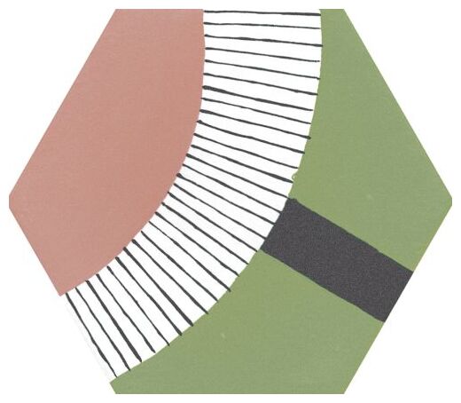 aparici lined spring hexagon gres 25x29 - zdjęcie główne