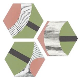 aparici lined spring hexagon gres 25x29 - zdjęcie nr: 2