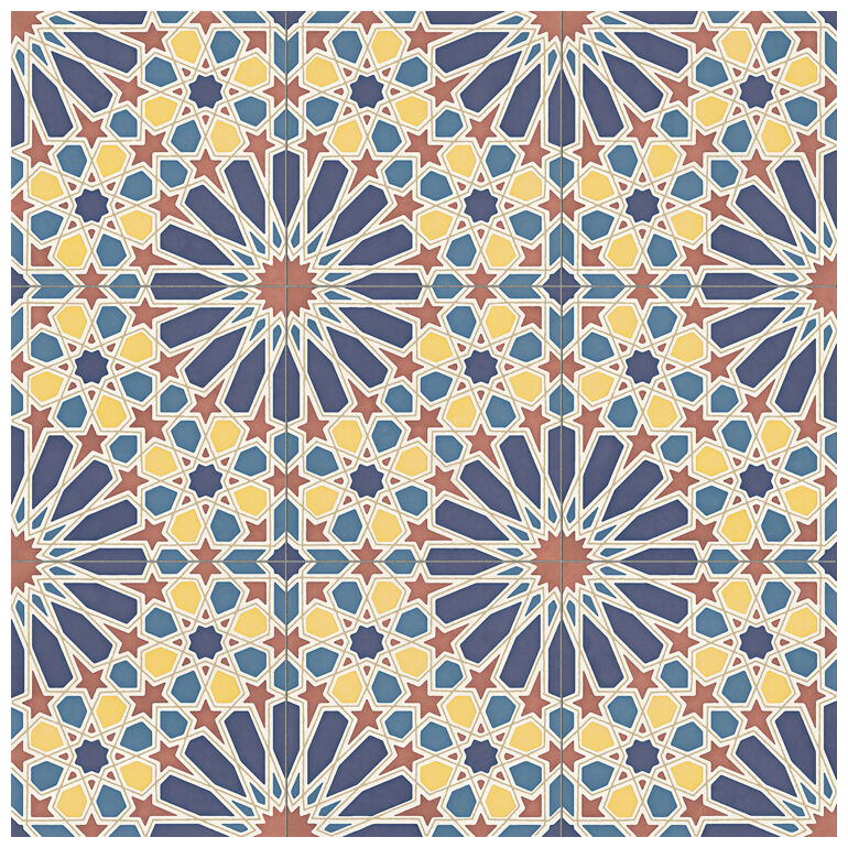 aparici alhambra blue gres rektyfikowany 59.55x59.55 - zdjęcie główne