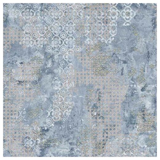 Gres hiszpański RUG Blue Natural 59,55x59,55 w odcieniach niebieskich z geometrycznymi wzorami
