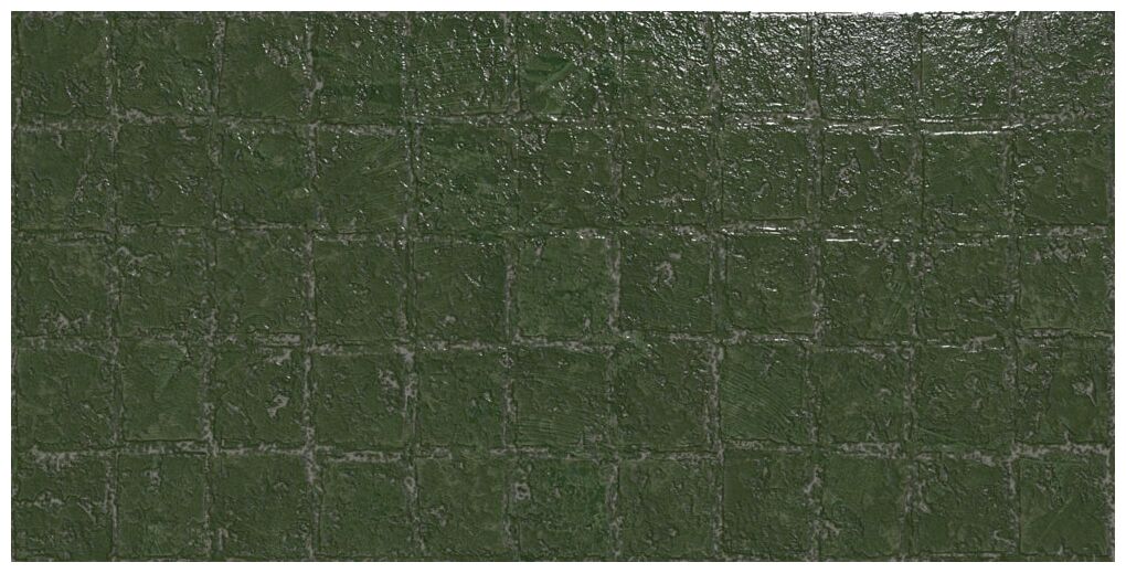 aparici abstra green blocks gres rektyfikowany 49.75x99.55 - zdjęcie główne