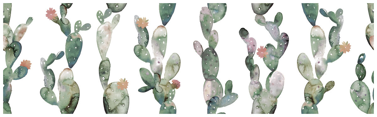 aparici glimpse cactus ornato dekor 29.75x99.55 - zdjęcie główne