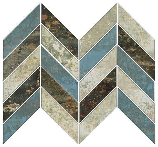 aparici grunge mix mozaika espiga lappato 22.5x32.5 - zdjęcie główne