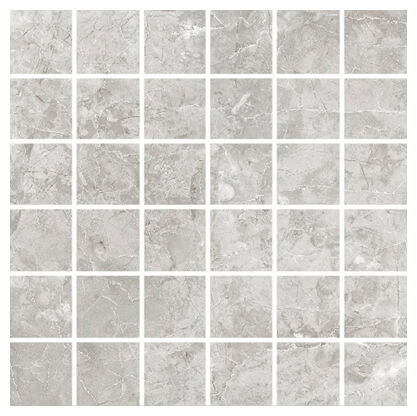 Mozaika Imarble Bahia z wzorem marmuru 5x5 cm o satynowej powierzchni lappato