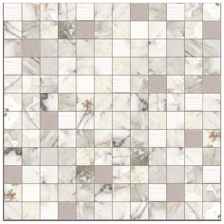 aparici luxor ilusion white 2.5x2.5 mozaika 29.75x29.75 - zdjęcie główne