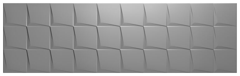 aparici glimpse silver crette dekor 29.75x99.55 - zdjęcie główne