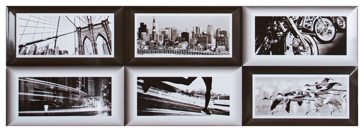 aparici metro black a dekor 20x59.2 - zdjęcie główne