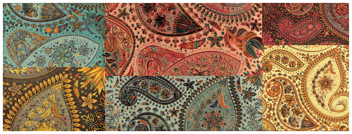 aparici montblanc paisley a dekor 44.63x119.3 - zdjęcie główne