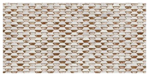 aparici steel white stamping natural płytka ścienna 49.75x99.55 - zdjęcie główne