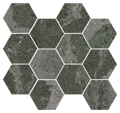 aparici lithops hopi stamp natural hexagonal mozaika 28x30 - zdjęcie główne