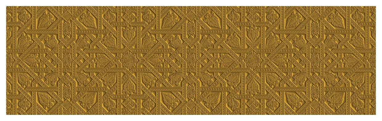 Aparici Opal Bronze Cora płytka ścienna 29.75x99.55 - złota glazura 3d do kuchni i łazienki