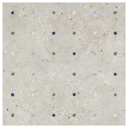 ape ceramica ama fiori grigio gres rektyfikowany 90x90 - zdjęcie główne