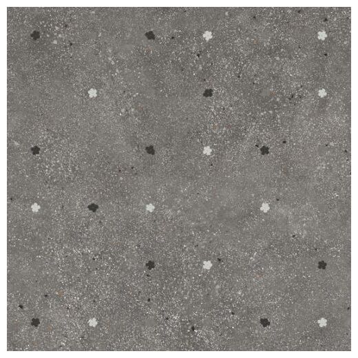 ape ceramica ama fiori graphite gres rektyfikowany 90x90 - zdjęcie główne