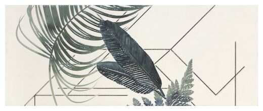 ape ceramica aka i white dekor 20x50 - zdjęcie główne