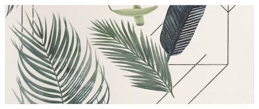 ape ceramica aka ii white dekor 20x50 - zdjęcie główne