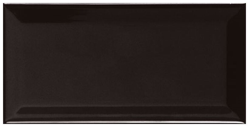 ape ceramica biselado negro brillo 10x20 - zdjęcie główne