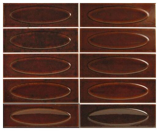 Błyszcząca płytka Capella Garnet 6,5x20 w odcieniach czerwieni z subtelną gradacją barw - zdjęcie nr: 2