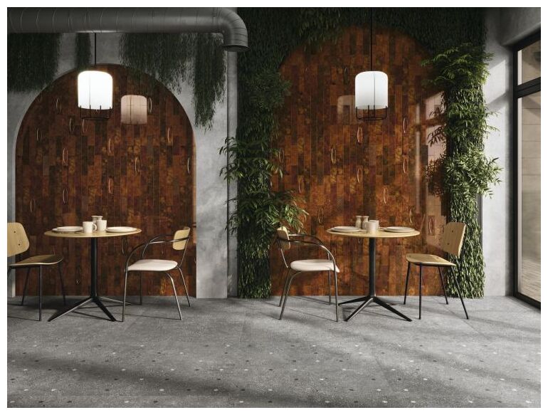 Błyszcząca płytka Capella Garnet 6,5x20 w odcieniach czerwieni z subtelną gradacją barw - zdjęcie nr: 4