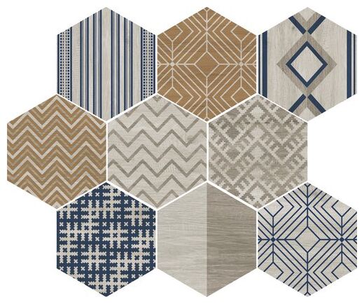 ape ceramica decowood white mix gres 25x29 - zdjęcie główne