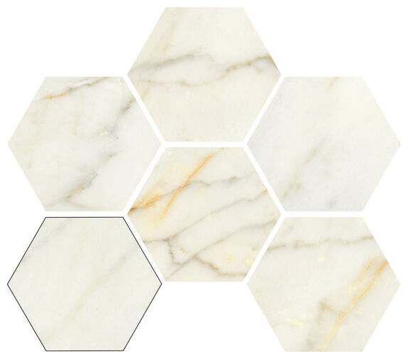 ape ceramica calacatta slow hexagon gres matt 13.9x16 - zdjęcie nr: 2