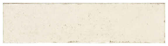 Matowa płytka ścienna Calpe Ivory w kształcie cegiełki o chropowatej fakturze i odcieniu kości słoniowej