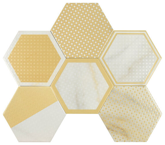 ape ceramica calacatta slow boho hexagon gres matt 13.9x16 - zdjęcie nr: 2