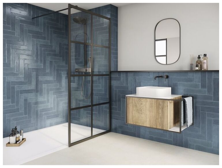 ape ceramica acquarella blue płytka ścienna 7.5x30 - zdjęcie nr: 6